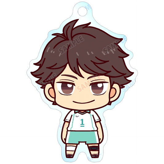 Oikawa Tooru Haikyu!! Trading Chokonto! Acrylic Keychain ver.B [USED]