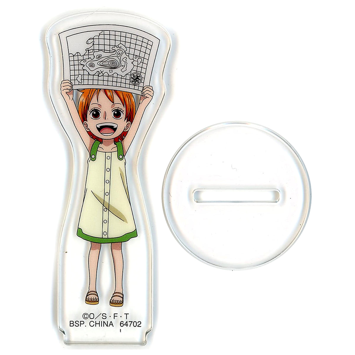 Ichiban Kuji One Piece Memory of Heroines Nami Acrylic Stand Prize H Acrylic Stands [USED]