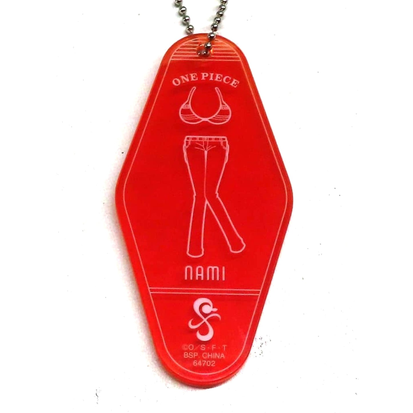 One Piece Nami Ichiban Kuji Memory of Heroines Motel Keychain Prize I Keychains [USED]