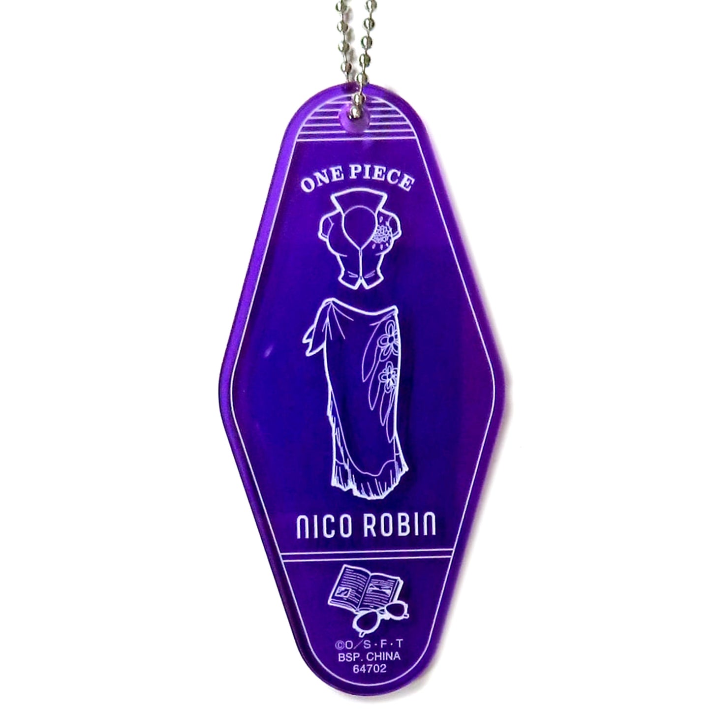 One Piece Nico Robin Ichiban Kuji Memory of Heroines Motel Keychain Prize I Keychains [USED]