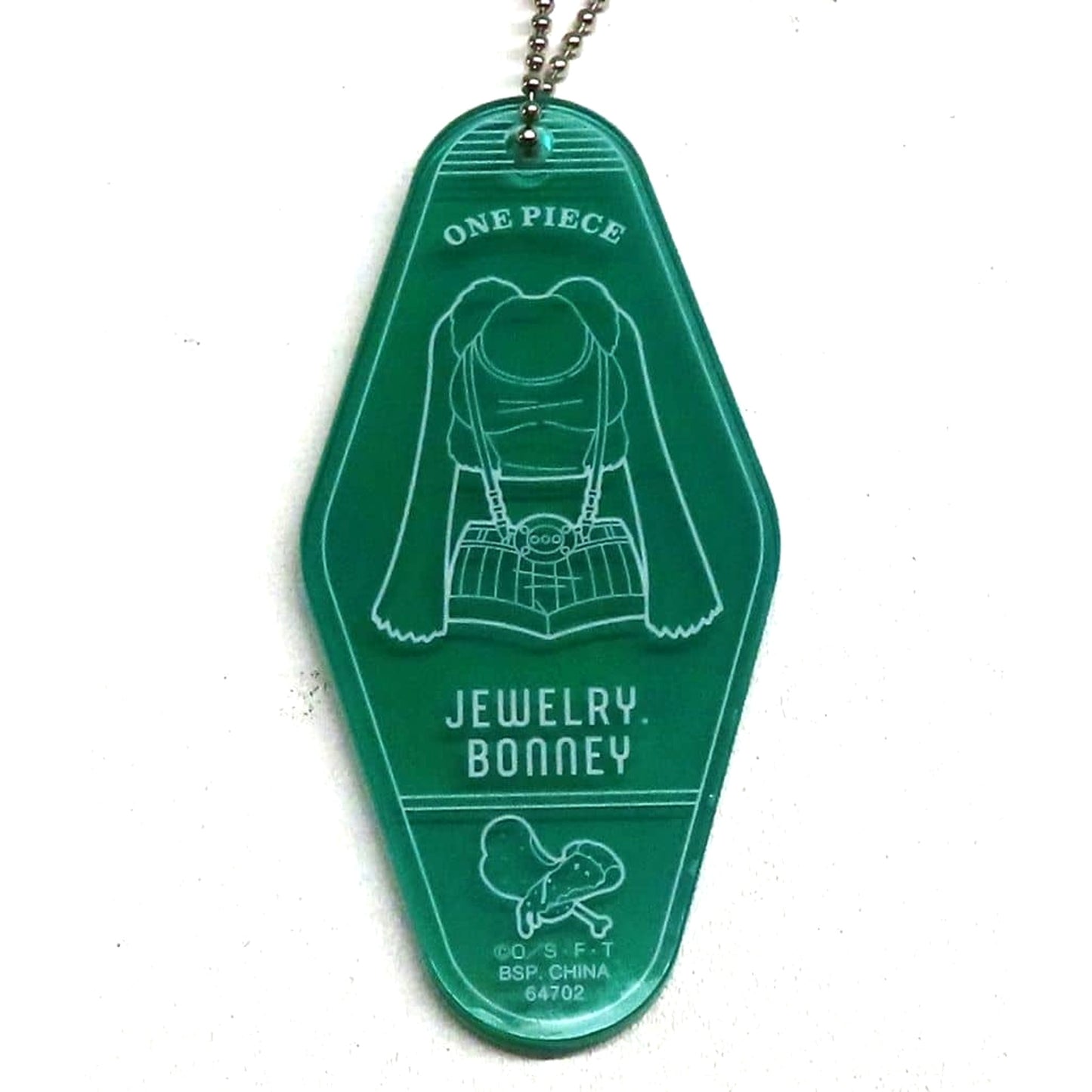 One Piece Jewelry Bonney Ichiban Kuji Memory of Heroines Motel Keychain Prize I Keychains [USED]