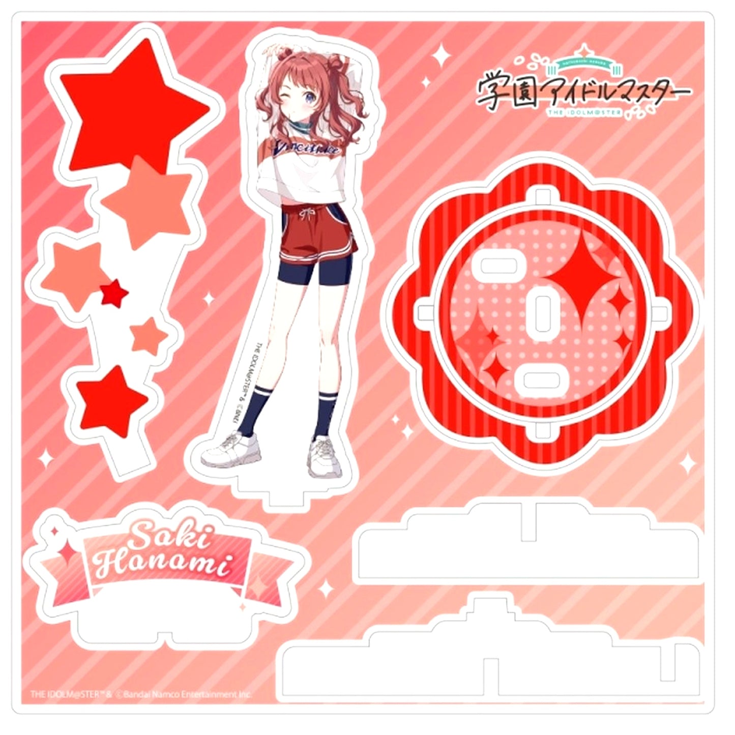Saki Hanami Gakuen Idolmaster Stage Acrylic Stand FAN+Life Limited [USED]