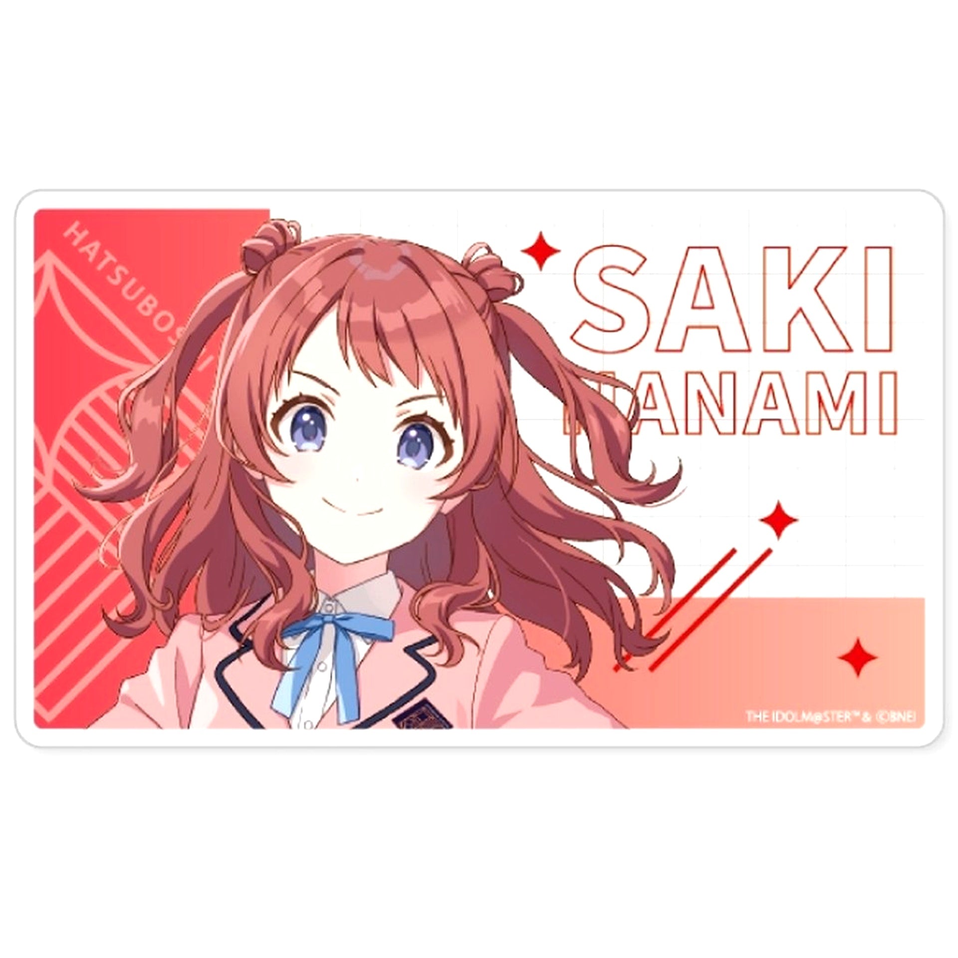 Saki Hanami Gakuen Idolmaster Acrylic Block FAN+Life Limited [USED]
