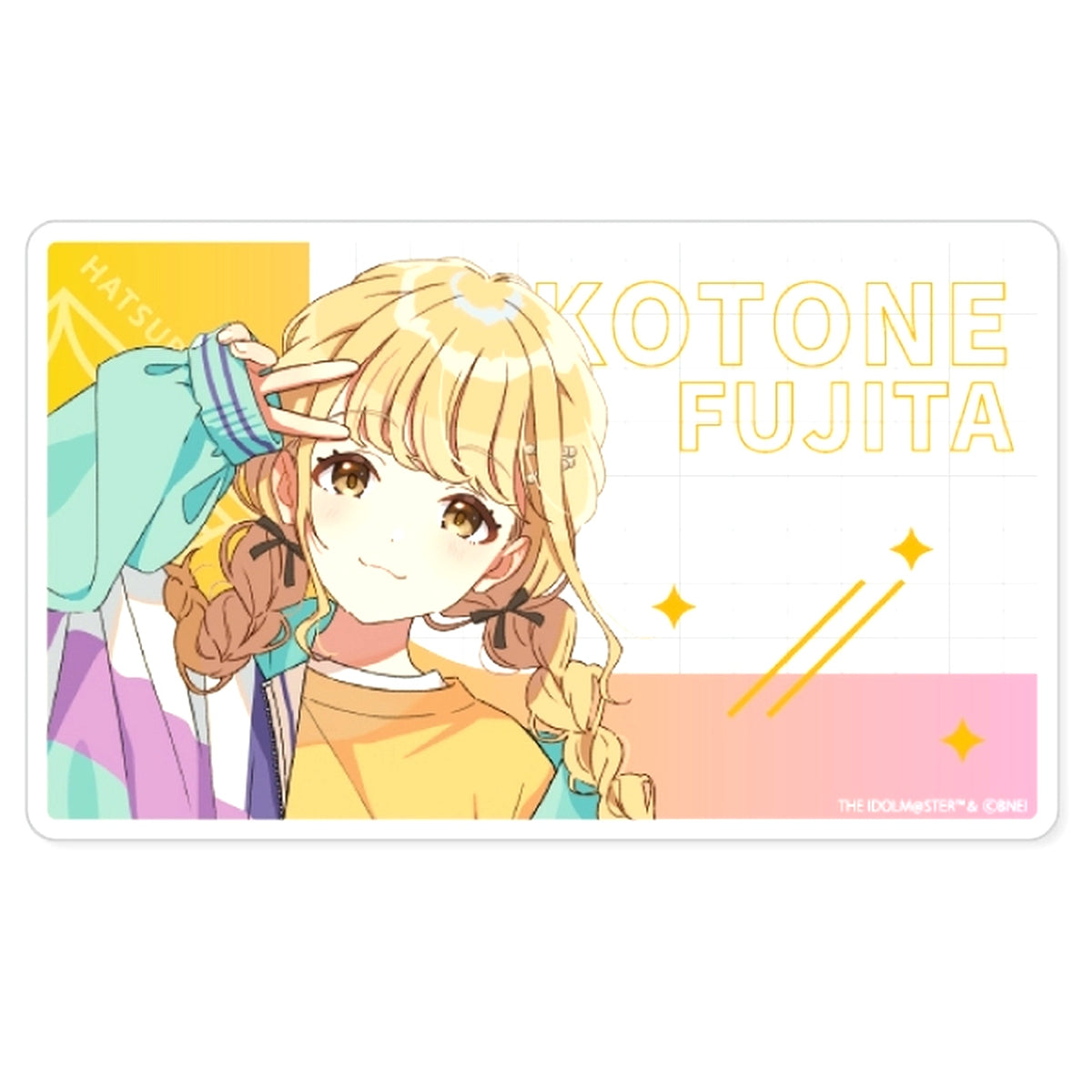 Kotone Fujita Gakuen Idolmaster Acrylic Block FAN+Life Limited [USED]