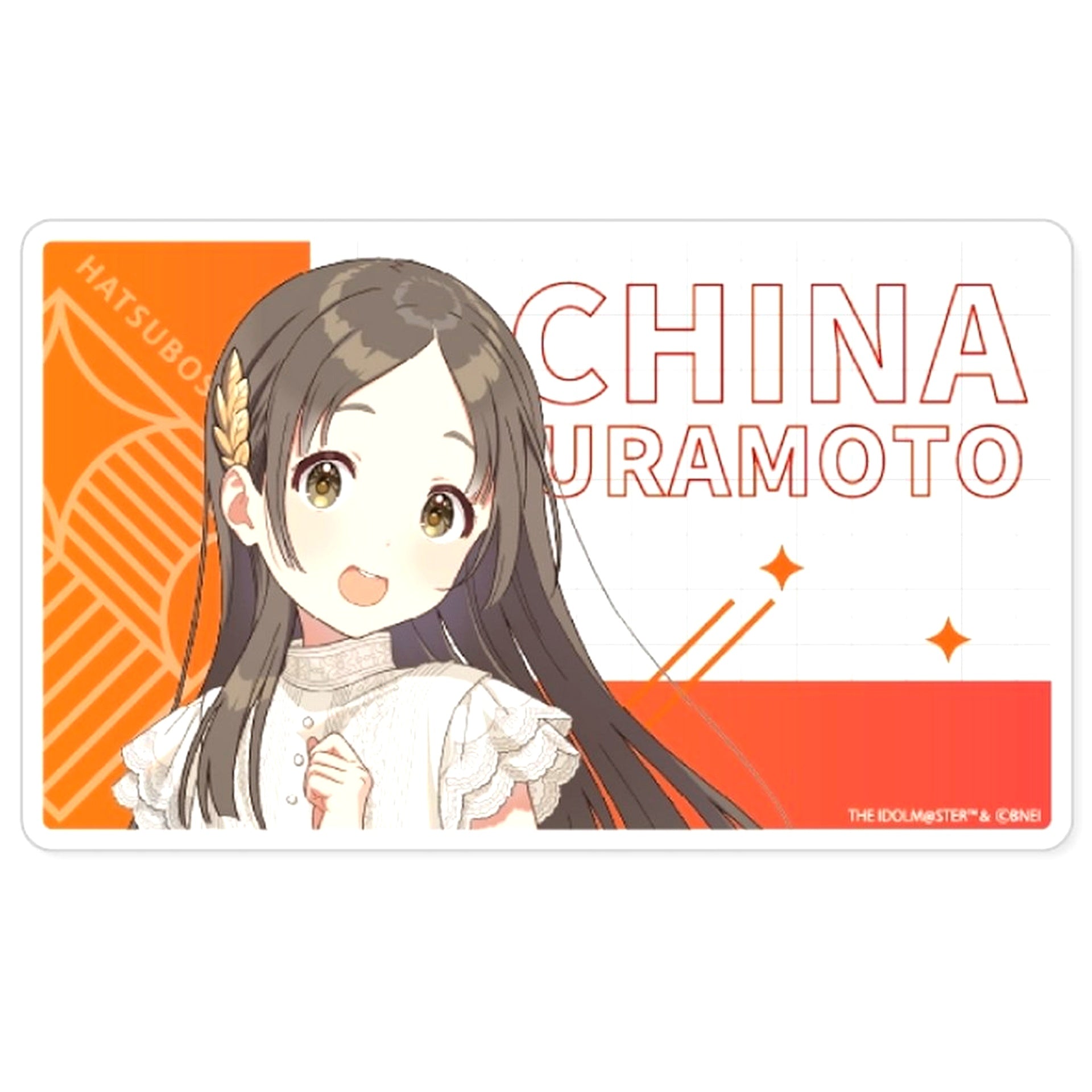 China Kuramoto Gakuen Idolmaster Acrylic Block FAN+Life Limited [USED]