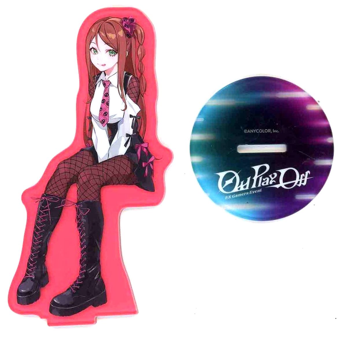 Akabane Youko Virtual YouTuber Nijisanji Acrylic Stand Nijisanji Fes 2025 EX Gamers Event Odd Play-Off [USED]
