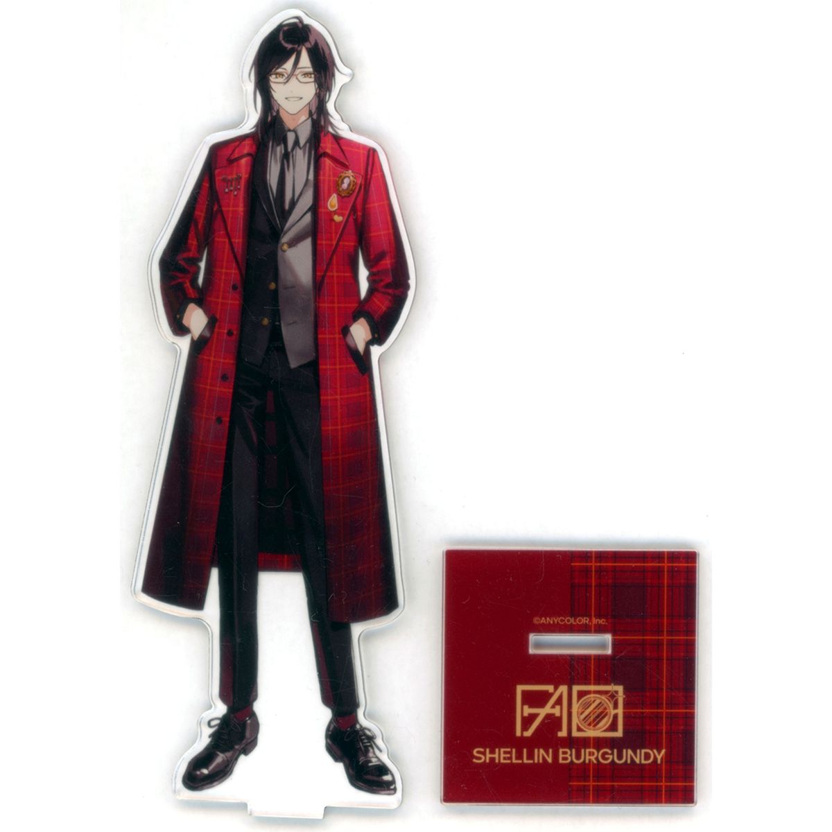 Shellin Burgundy Acrylic Stand Virtual YouTuber Nijisanji Fashionable Autumn [USED]