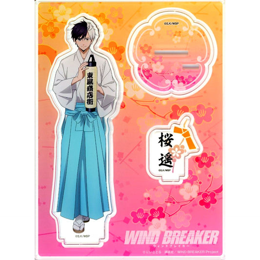 Haruka Sakura Acrylic Stand New Year WIND BREAKER [USED]