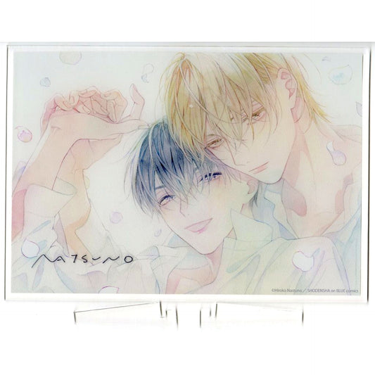 Hiroko Natsuno Illustration Autographed A4 Size Acrylic Plate At 25:00 in Akasaka [USED]