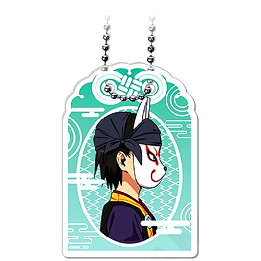 Genba Kazama Trading Omamori Style Acrylic Keychain The Elusive Samurai [USED]