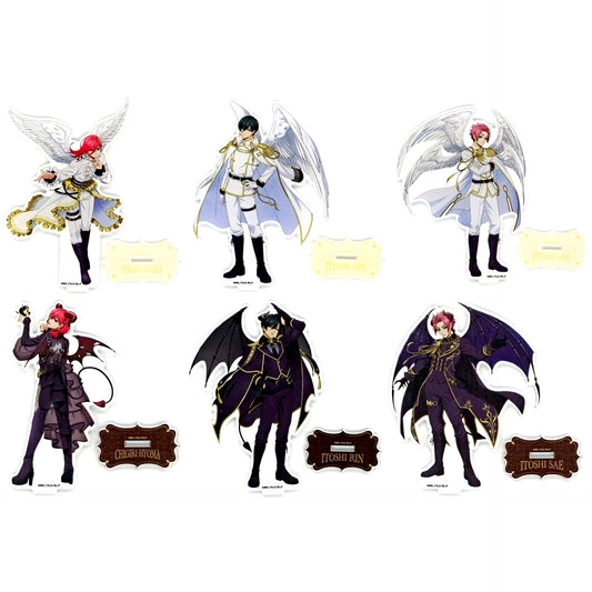 Set of 6 Life-size Acrylic Stand Blue Lock x Ouchi de Collaboration ANGEL & DEVIL Vol.2 in FavoteriA [USED]