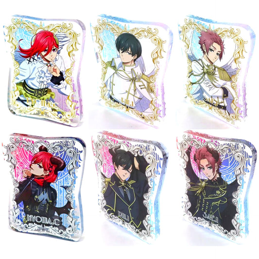 Set of 6 Blue Lock x Ouchi de Collaboration ANGEL & DEVIL Vol.2 in FavoteriA Life Size Acrylic Block [USED]