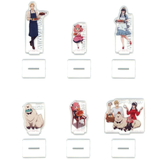 SPY x FAMILY Yor Forger & Others All 6 Types Set Ichiban Kuji Care for Another? Acrylic Stand Prize H Acrylic Stands [USED]