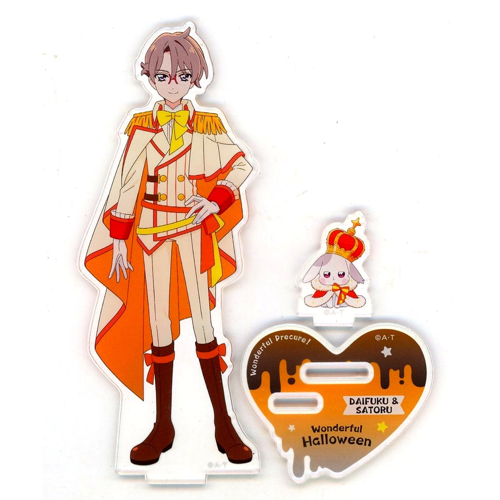 Satoru Usayama and Daifuku Usayama Wonderful Precure Wonderful Halloween Acrylic Stand [USED]