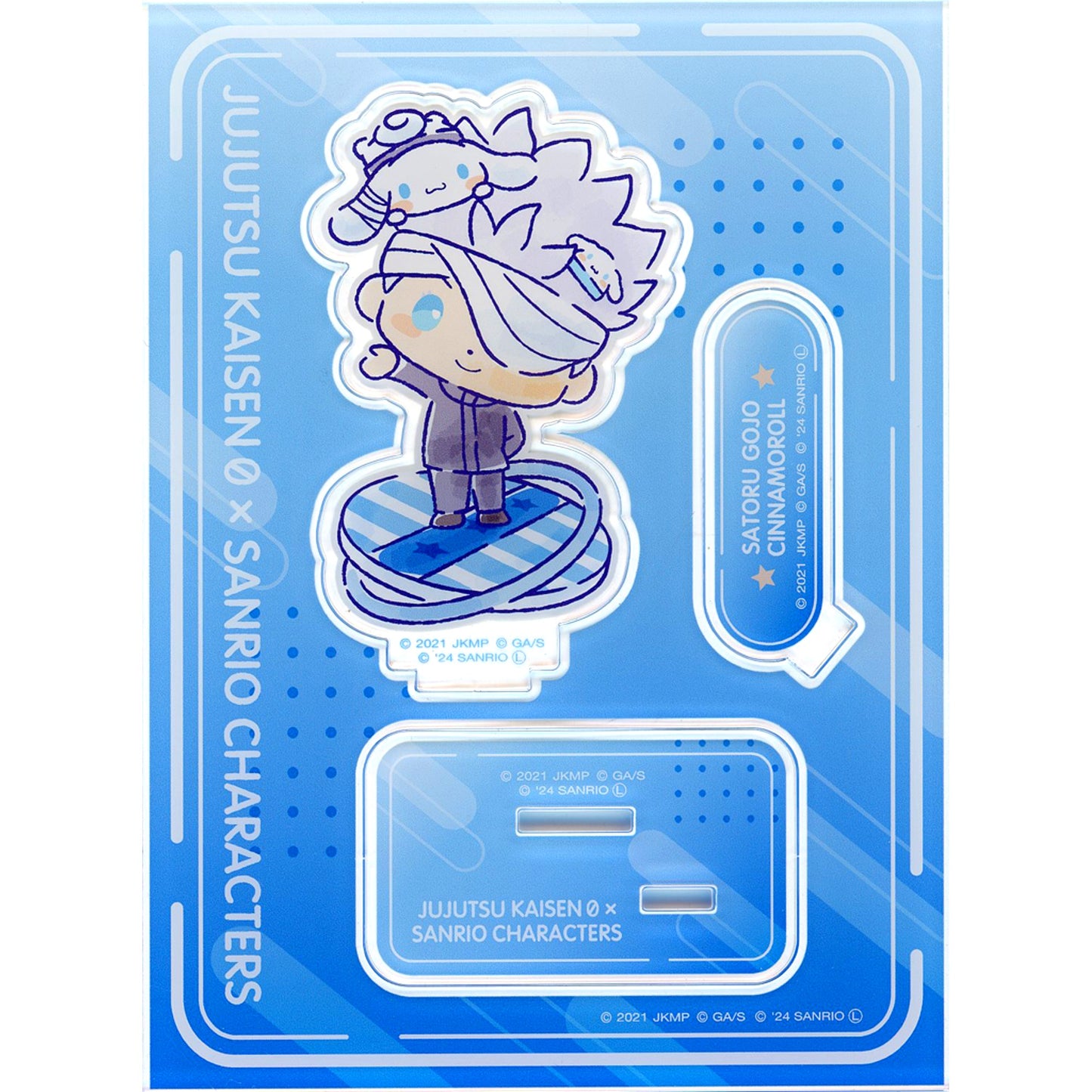 Satoru Gojo x Cinnamoroll Acrylic Stand Jujutsu Kaisen 0 The Movie x Sanrio Characters [USED]