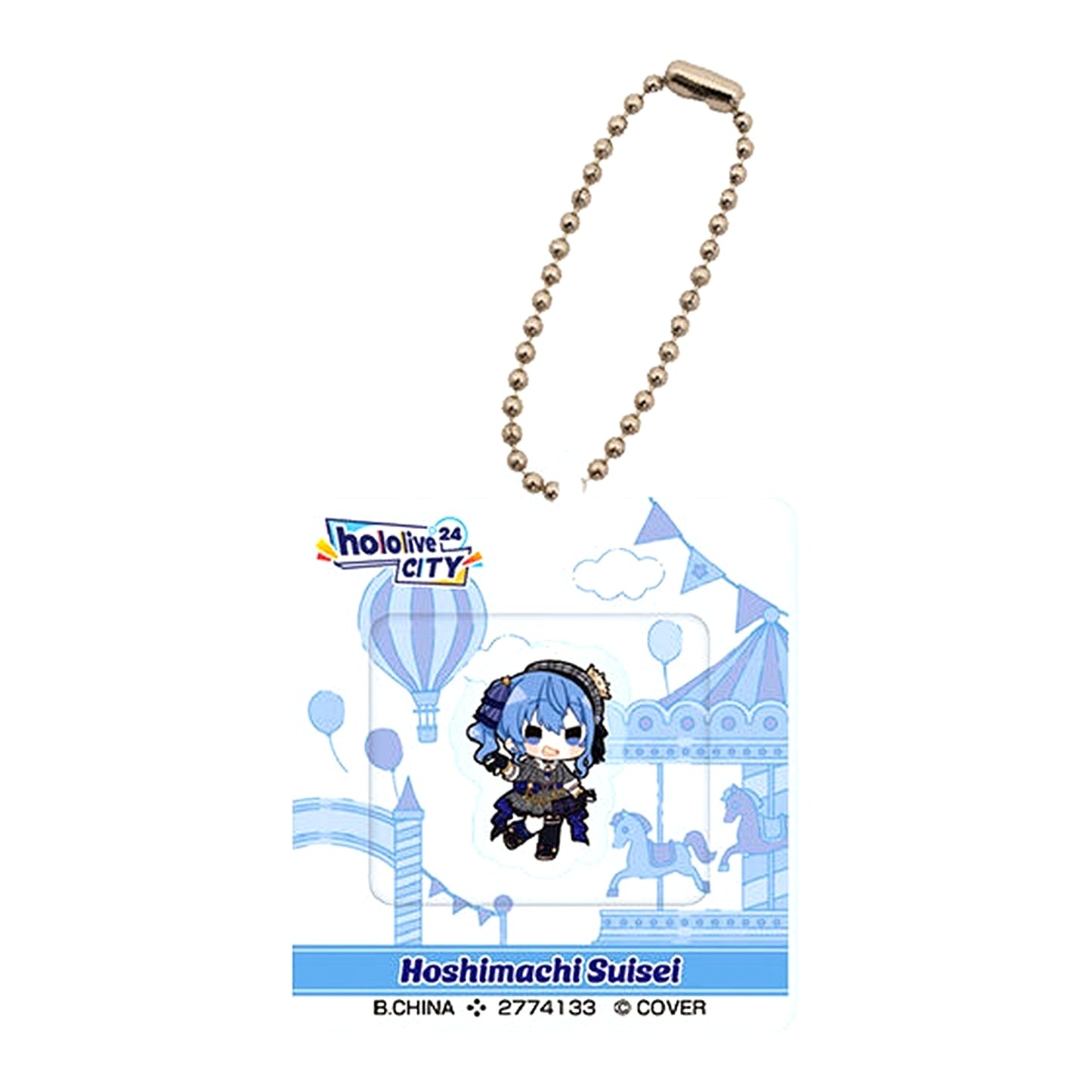 Hoshimachi Suisei Hololive hololive CITY 24 Acrylic Window Charm 01 [USED]