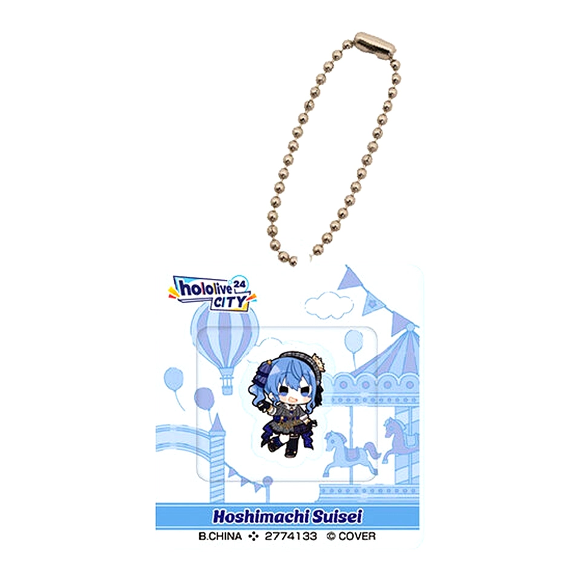 Hoshimachi Suisei Hololive hololive CITY 24 Acrylic Window Charm 01 [USED]