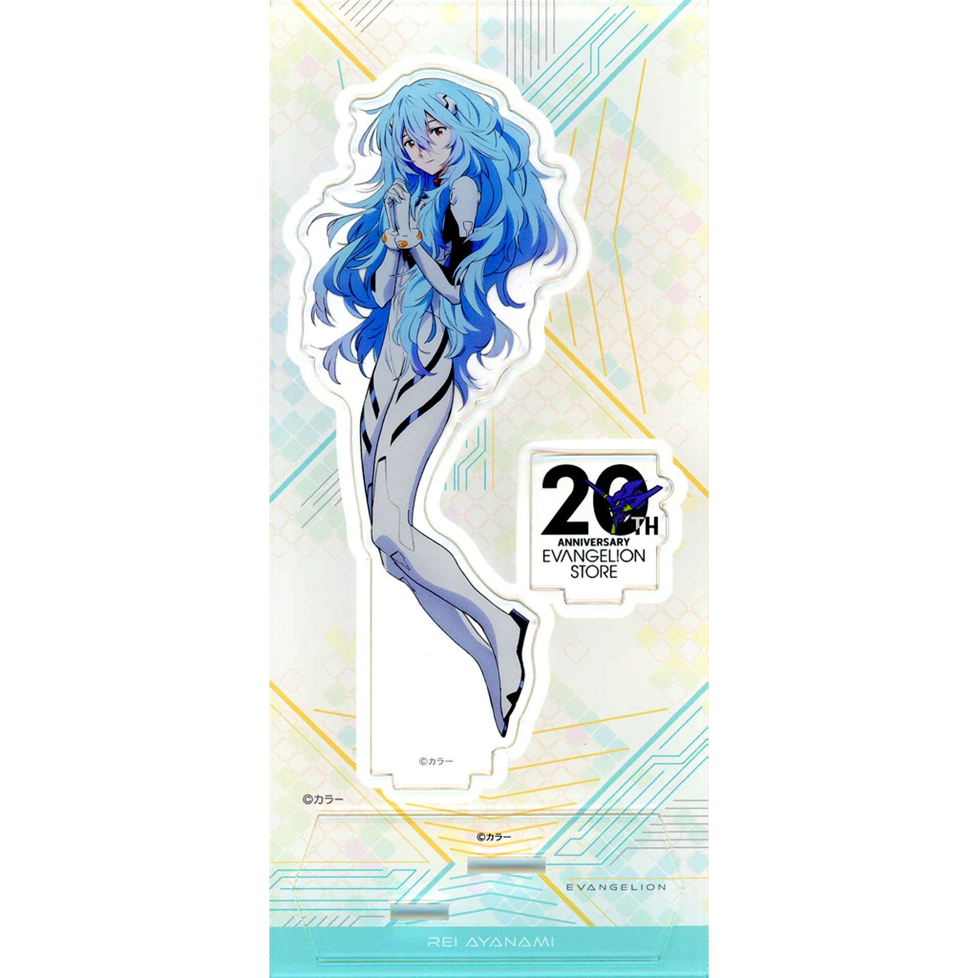 Rei Ayanami EVA STORE Original Acrylic Stand Evangelion: New Theatrical Edition EVANGELION STORE Limited [USED]