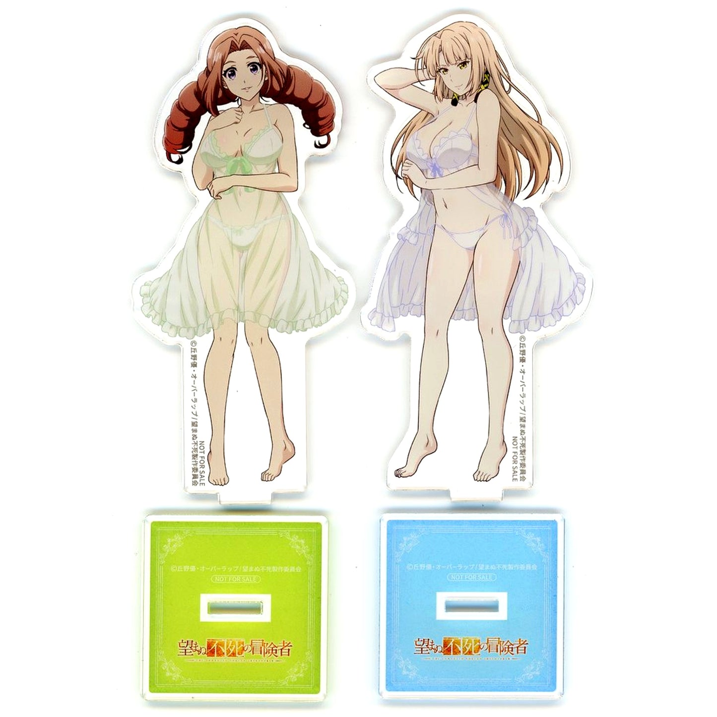 Set of 2 Lorraine & Sheila The Unwanted Undead Adventurer Illustration Acrylic Stand Animate Bonus [USED]