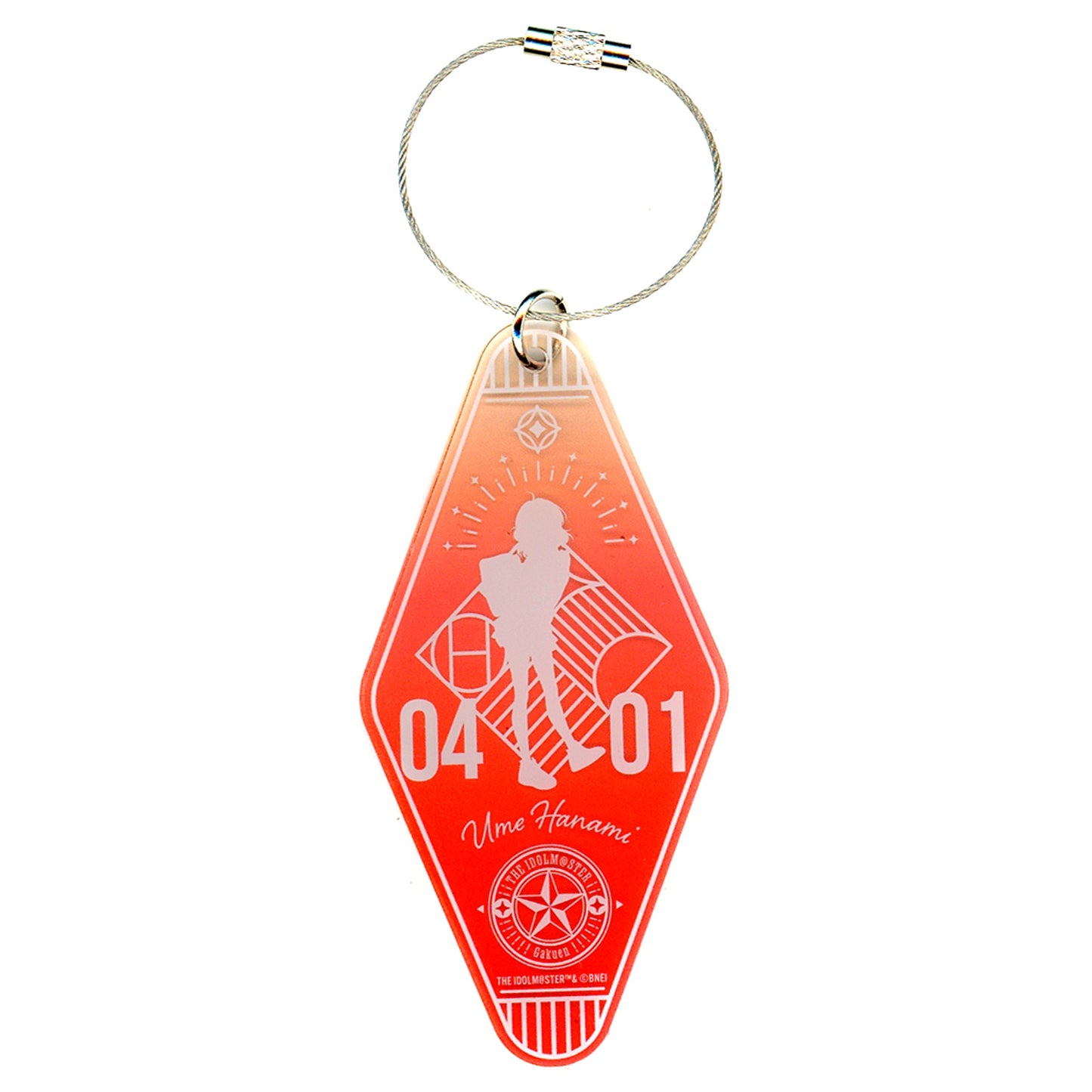 Ume Hanami Gakuen Idolmaster Motel Keychain [USED]