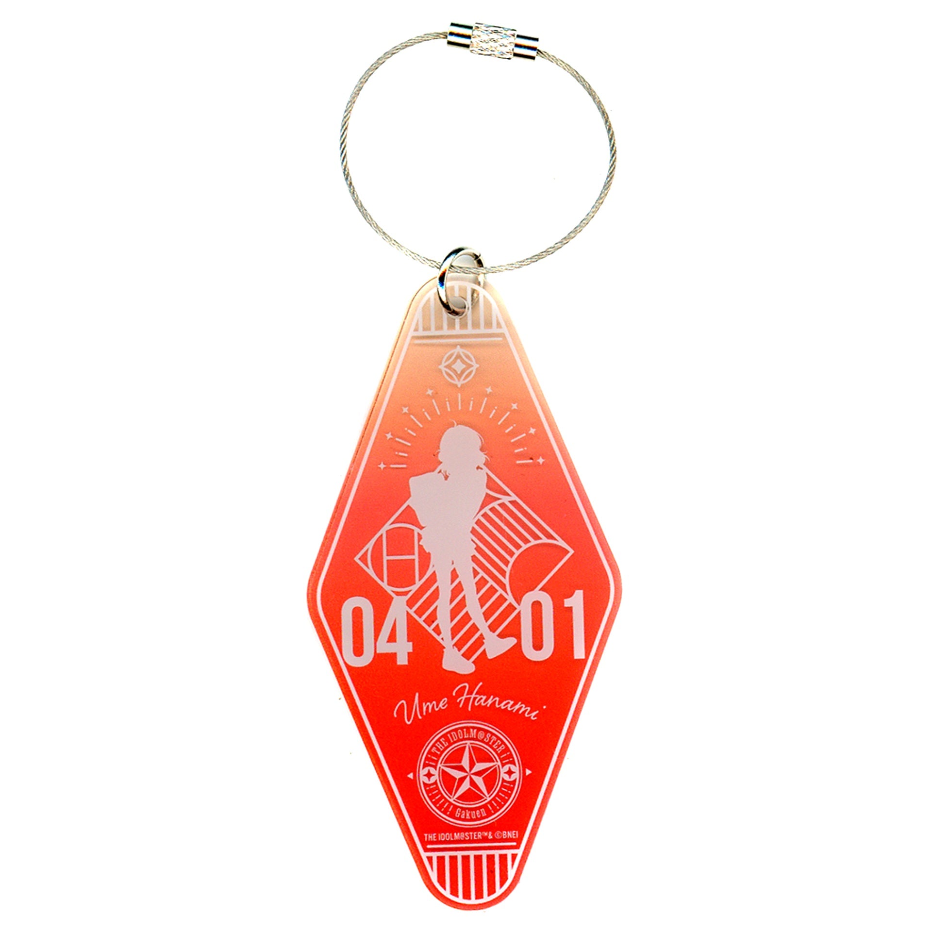 Ume Hanami Gakuen Idolmaster Motel Keychain [USED]