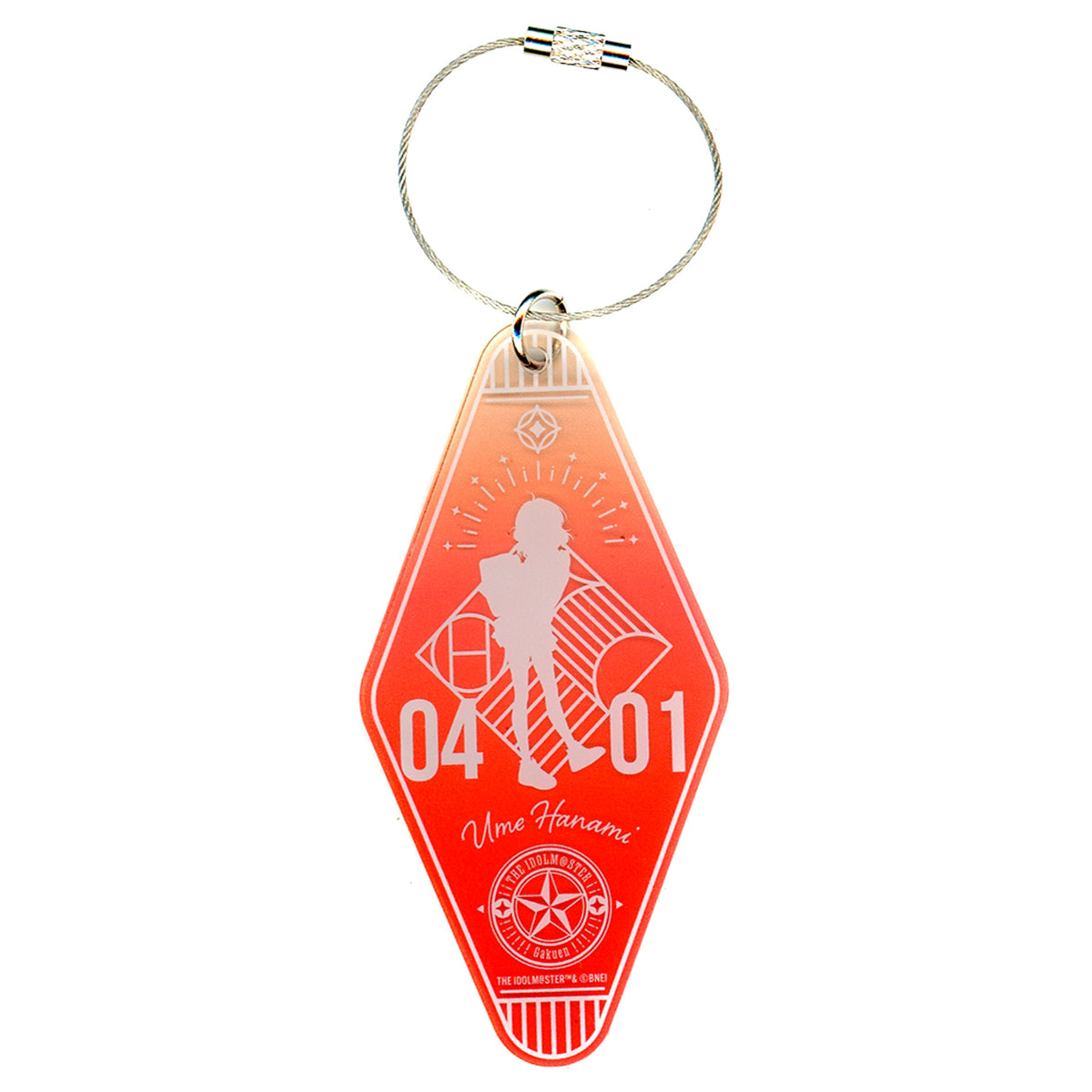 Ume Hanami Gakuen Idolmaster Motel Keychain [USED]