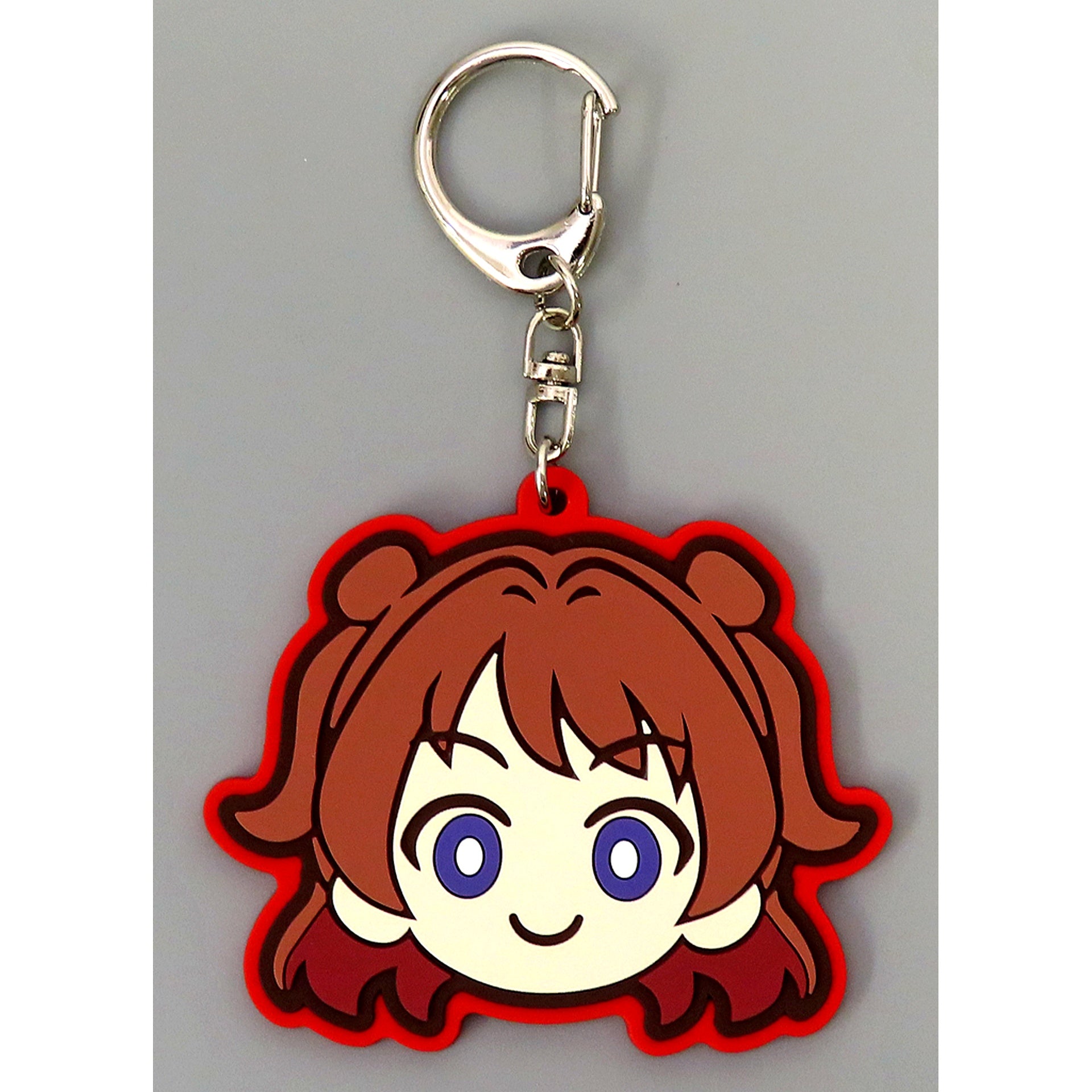 Saki Hanami Gakuen Idolmaster Rubber Keychain A [USED]