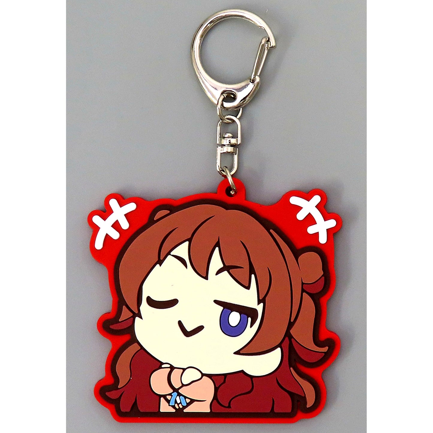 Saki Hanami Gakuen Idolmaster Rubber Keychain B [USED]
