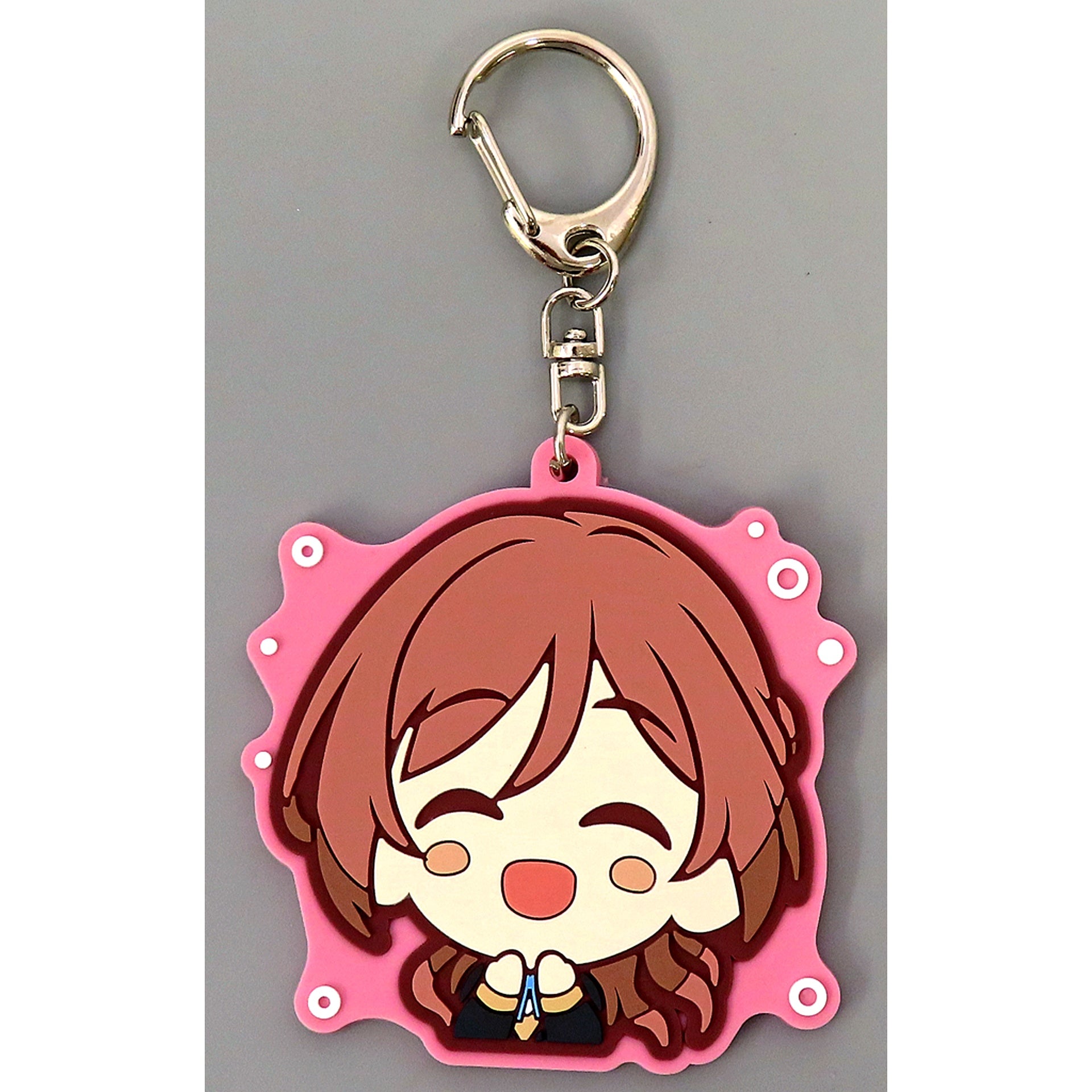 Rinami Himezaki Gakuen Idolmaster Rubber Keychain B [USED]