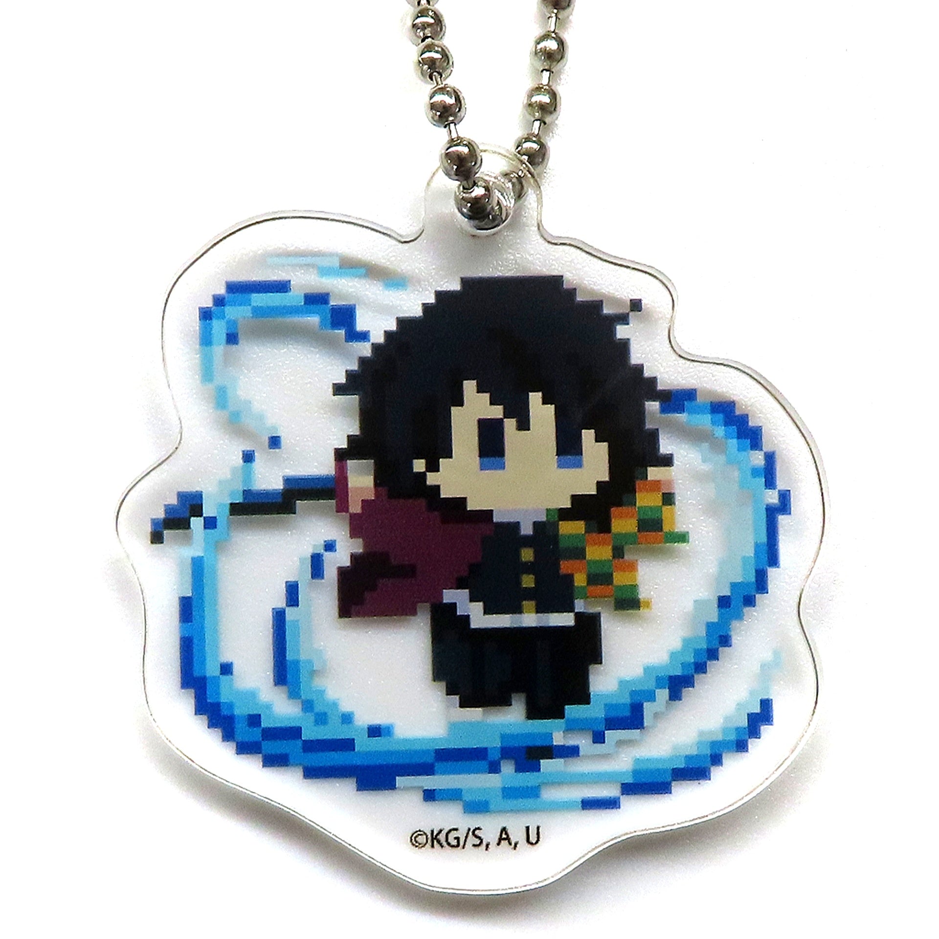 Giyu Tomioka Acrylic Charm Demon Slayer: Kimetsu no Yaiba Dot Series Aniplex Online Kuji Prize D [USED]