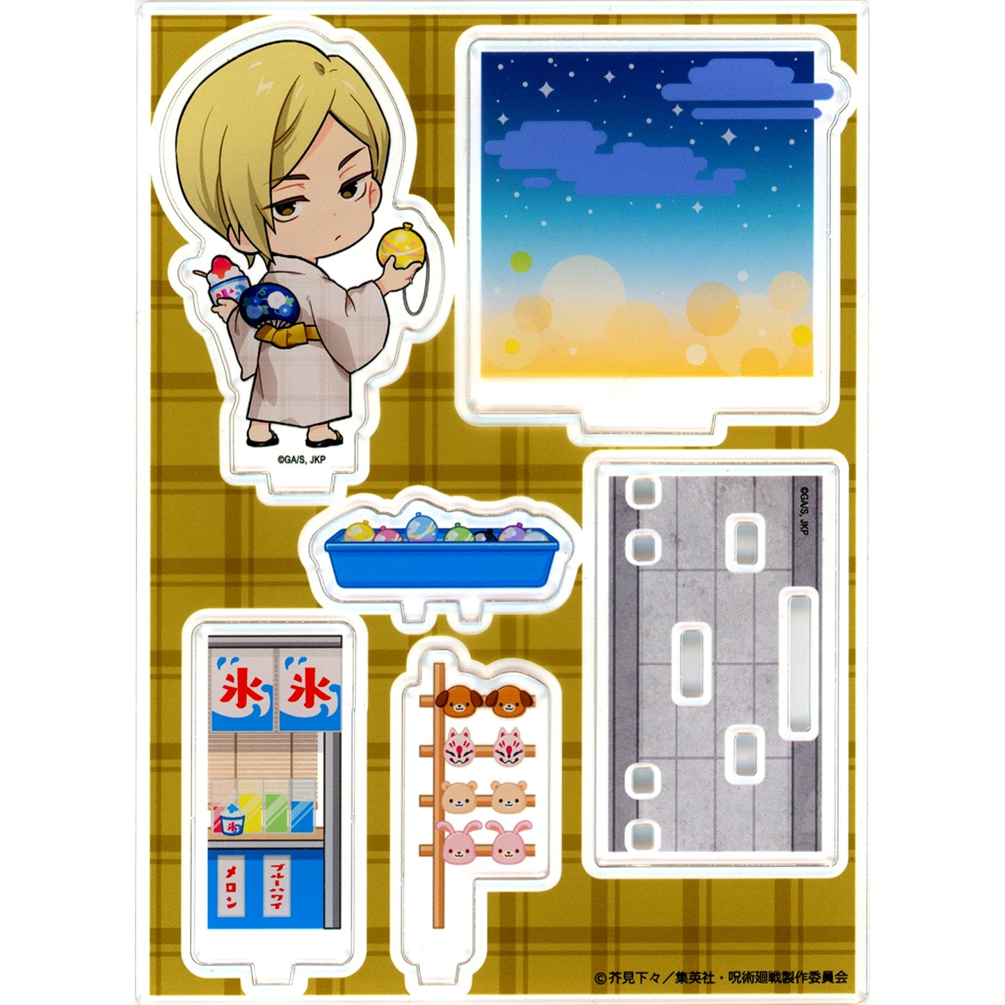 Kento Nanami Full Body Daikichi 04 Jujutsu Kaisen Marukuji Summer Memories Yukata Style Acrylic Diorama [USED]