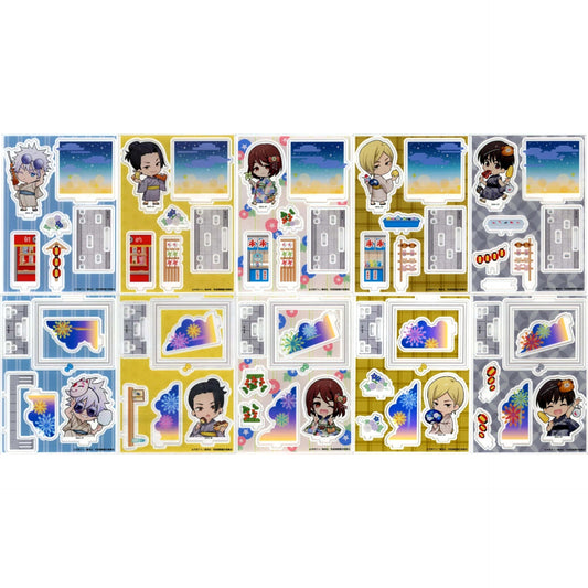 Jujutsu Kaisen Satoru Gojo & Others All 10 Types Set Marukuji Summer Memories Yukata Style Acrylic Diorama Excellent Luck Acrylic Item [USED]