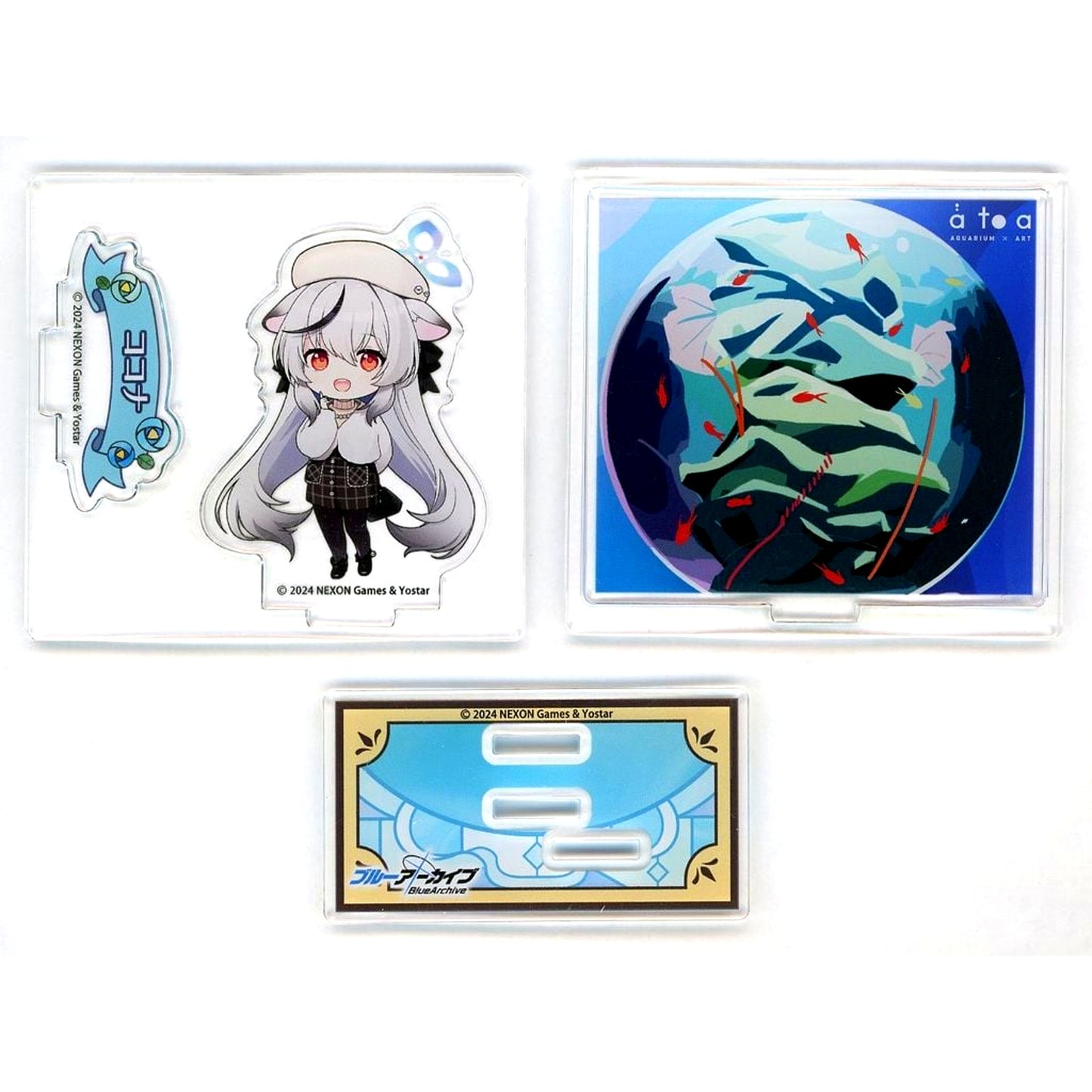 Kokona Shunhara Blue Archive Trip to Kobe Arima in Winter with Sensei! Diorama Acrylic Stand [USED]