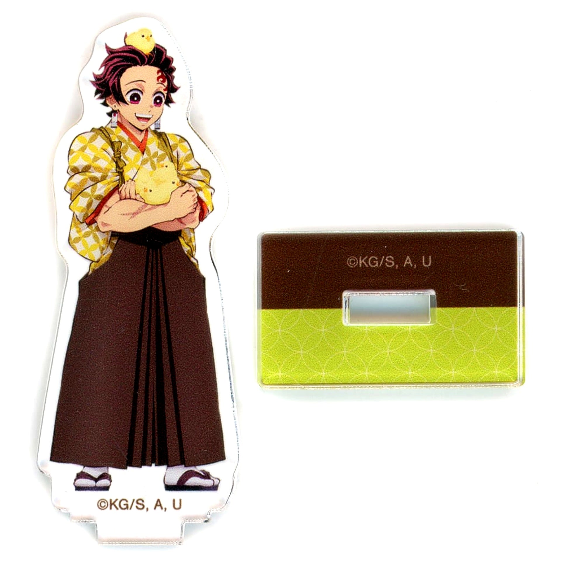 Tanjiro Kamado Demon Slayer: Kimetsu no Yaiba in Tobu Zoo Newly Drawn Animal Training Ver. Trading Acrylic Stand Full Body [USED]