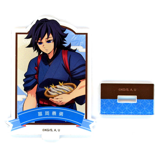 Giyu Tomioka Upper Body Demon Slayer: Kimetsu no Yaiba in Tobu Zoo Animal Training Ver. Illustration Trading Acrylic Stand [USED]