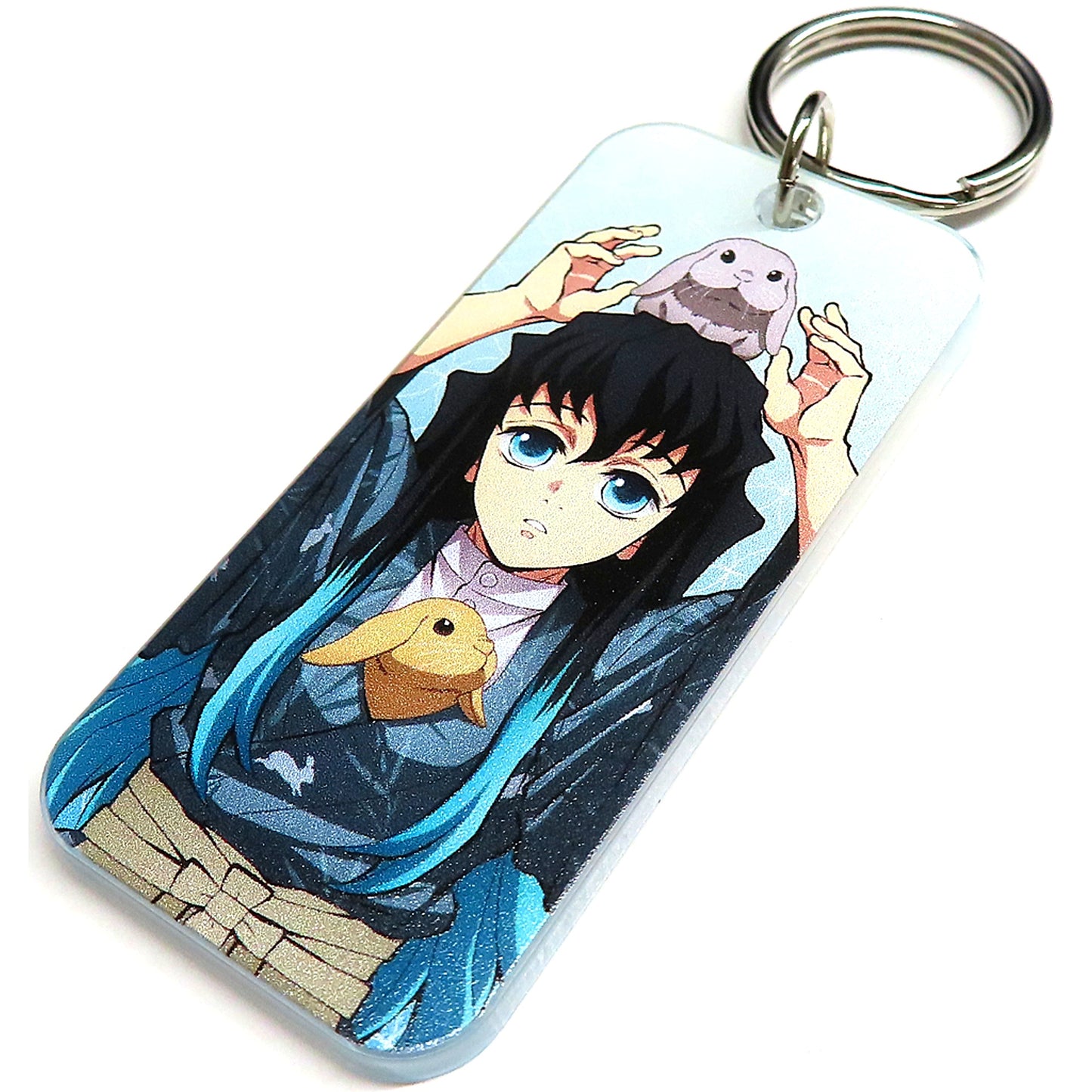 Muichiro Tokito Upper Body Demon Slayer in Tobu Zoo Animal Training Ver Trading Acrylic Key Tag [USED]