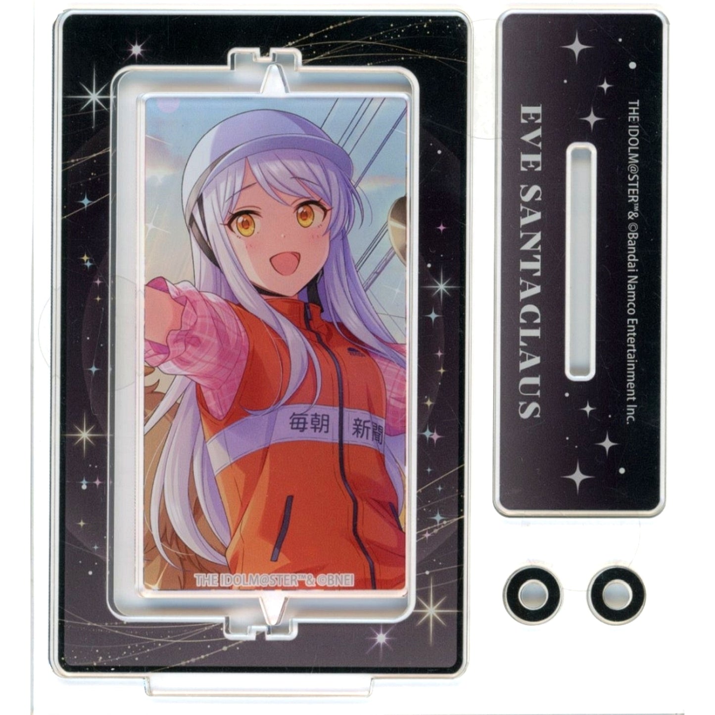 Eve Santaclaus STARLIGHT STAGE 10th Anniv Ver. Official Reversible Acrylic Stand The Idolmaster Cinderella Girls [USED]