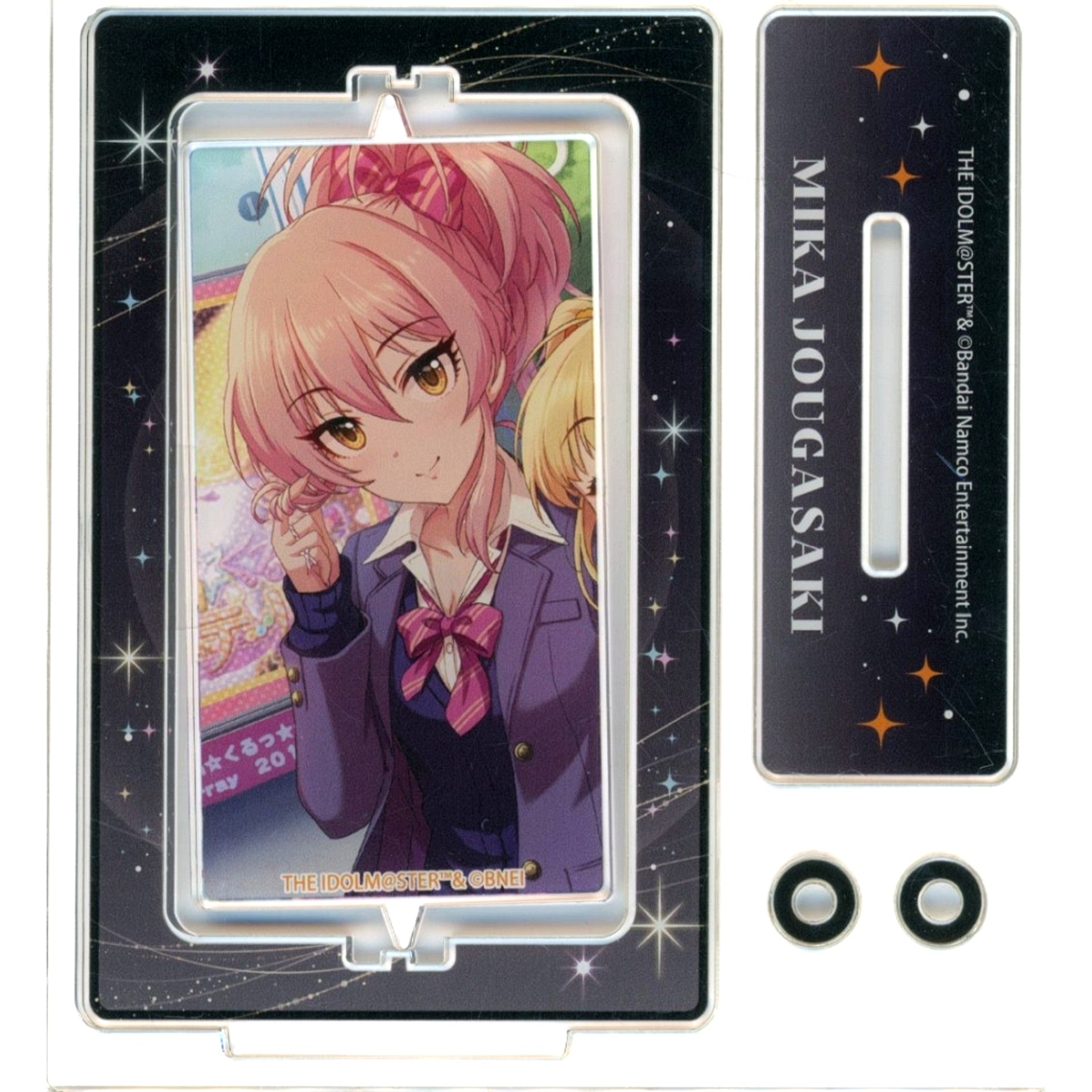 Mika Jogasaki STARLIGHT STAGE 10th Anniv Ver. Official Reversible Acrylic Stand The Idolmaster Cinderella Girls [USED]