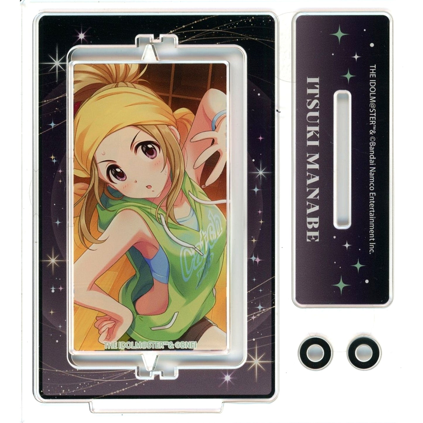 Itsuki Manabe STARLIGHT STAGE 10th Anniv Ver. Official Reversible Acrylic Stand The Idolmaster Cinderella Girls [USED]