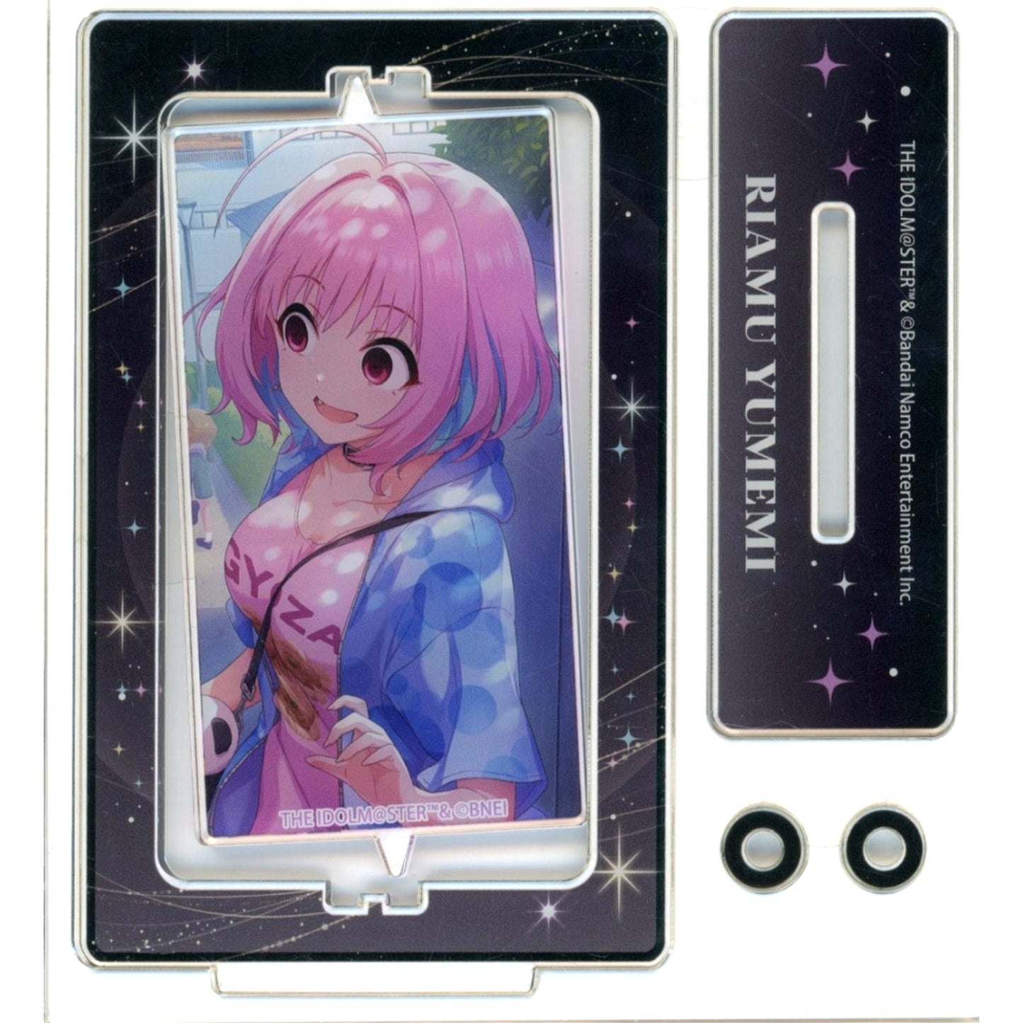 Riamu Yumemi STARLIGHT STAGE 10th Anniv Ver. Official Reversible Acrylic Stand The Idolmaster Cinderella Girls [USED]