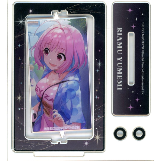Riamu Yumemi STARLIGHT STAGE 10th Anniv Ver. Official Reversible Acrylic Stand The Idolmaster Cinderella Girls [USED]
