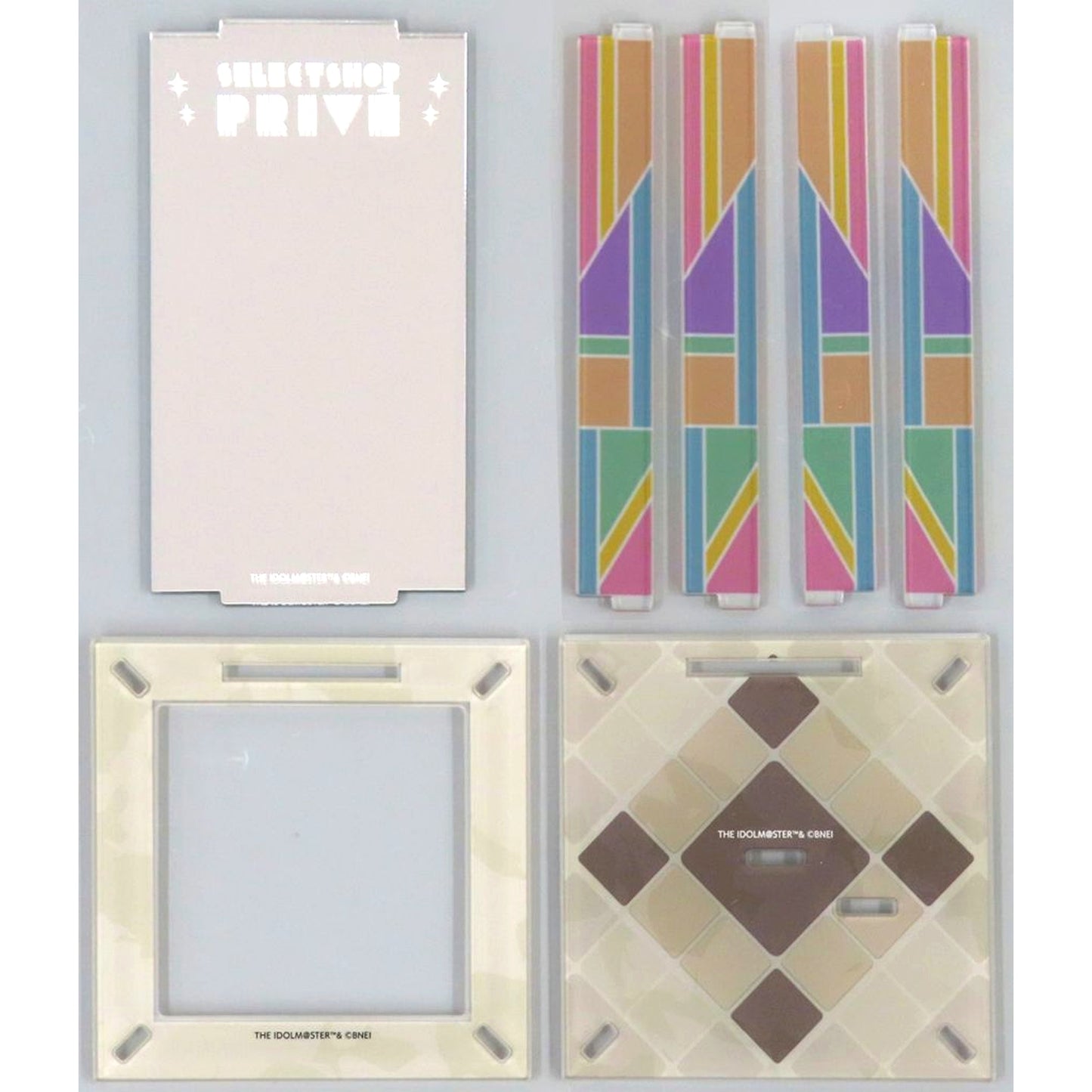 Official Acrylic Dressing Room Diorama Idolmaster Cinderella Girls Selectshop Prive Collection [USED]
