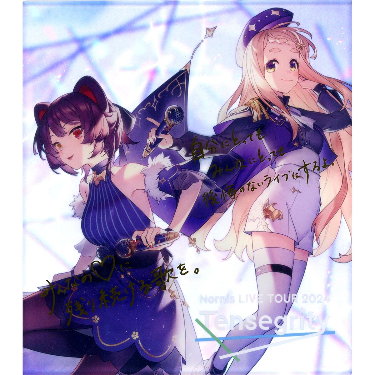 Nornis Virtual YouTuber Nijisanji Acrylic Mini Plate Nornis LIVE TOUR 2024 -Tensegrity- Venue Exclusive Purchase Bonus [USED]