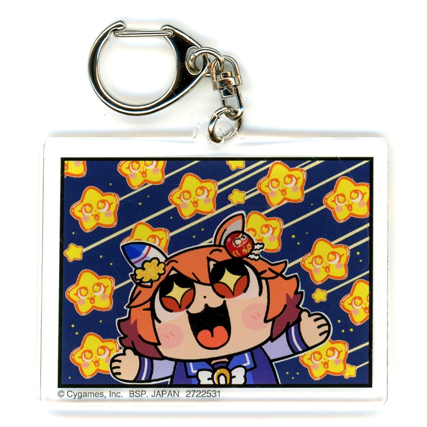 Matikanefukukitaru Umamusume Pretty Derby Acrylic Plate Keychain Okawa Bukubu World [USED]