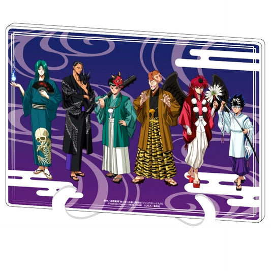 Group 04. Design Hyakki Yagyo Ver. Illustration Acrylic Art Board A5 Size Yu Yu Hakusho [USED]