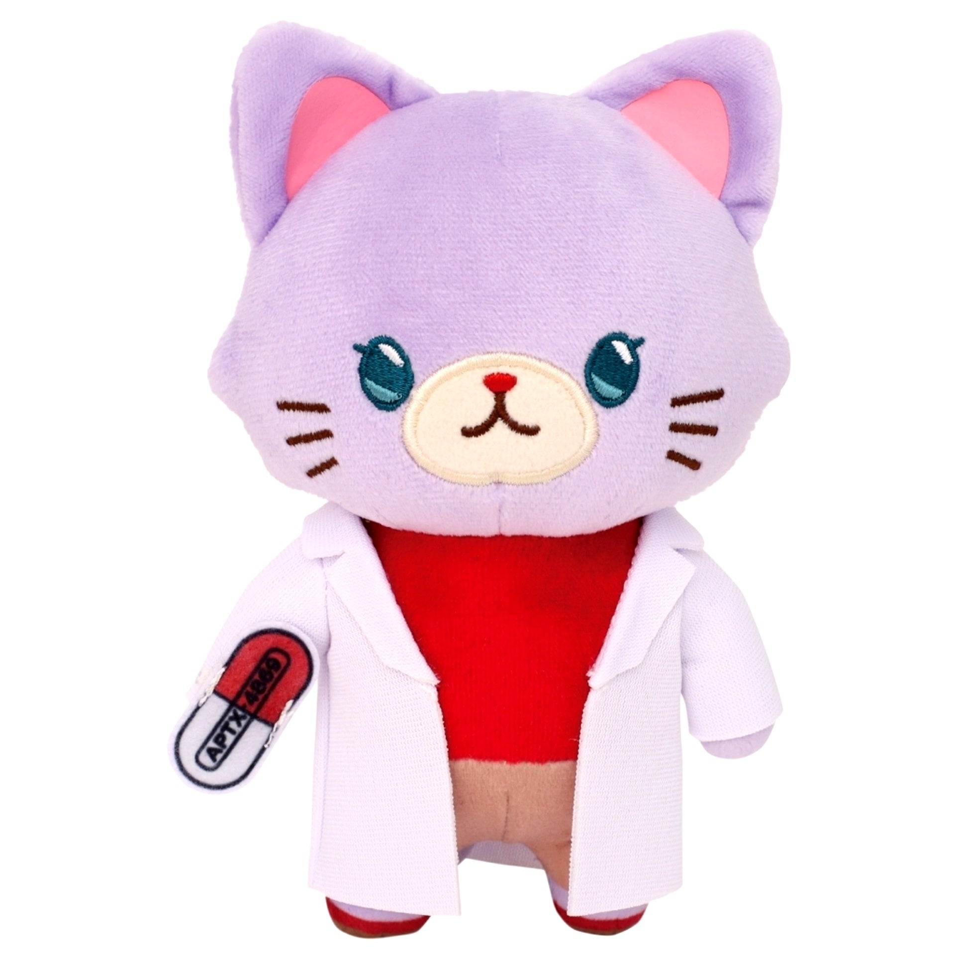 Ai Haibara withCAT Plush Keychain Plus with Eye Mask Detective Conan [USED]