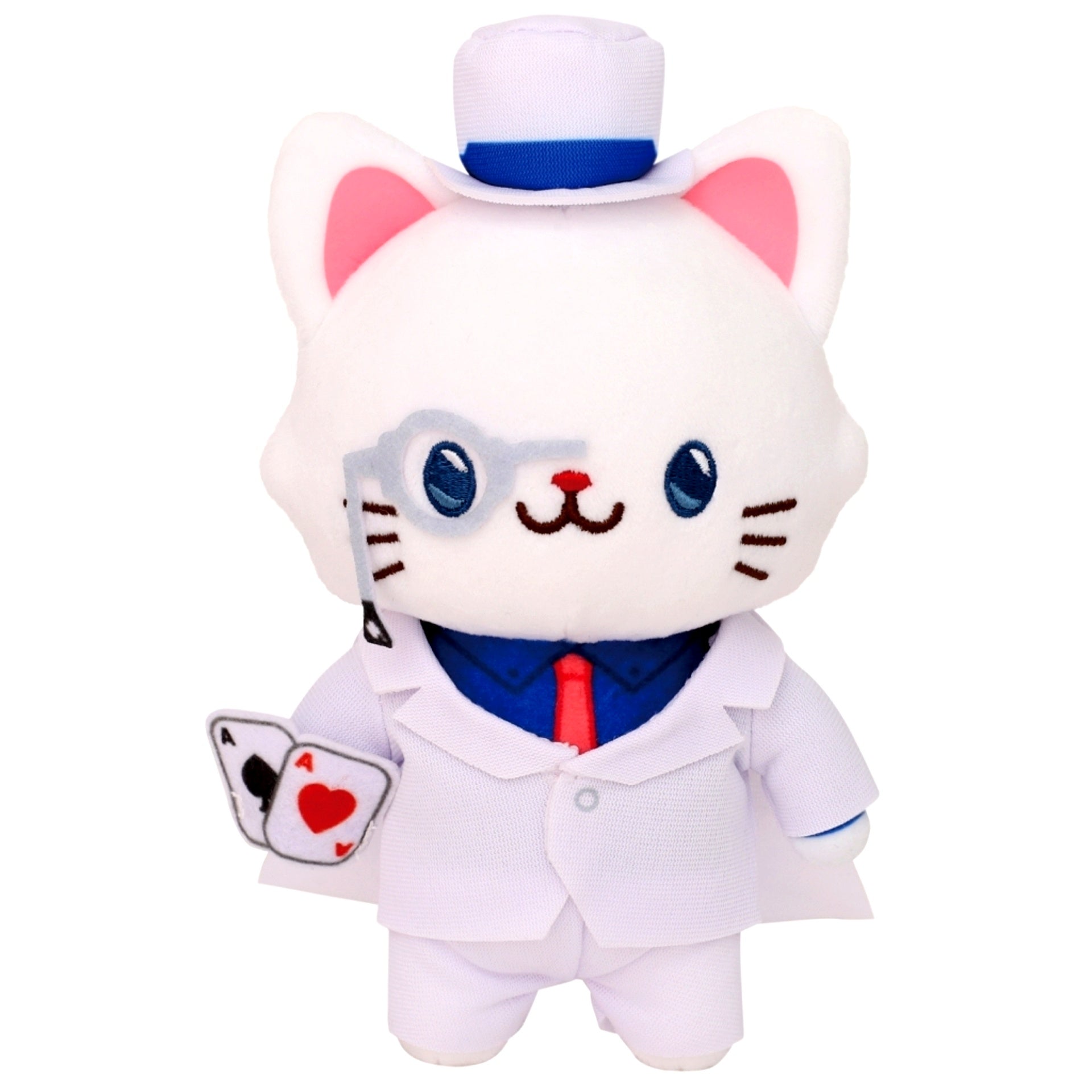Kaito Kid Detective Conan withCAT Plush Keychain Plus with Eye Mask [USED]