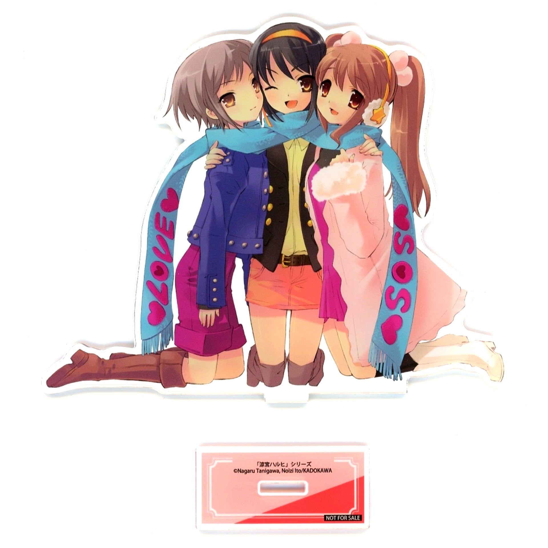 Group Acrylic Stand Haruhi Suzumiya Series Gamers Winter Book Festival 2024 2025 Point Prize [USED]