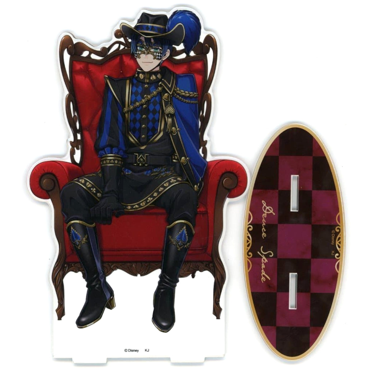 Disney: Twisted-Wonderland Deuce Spade Big Acrylic Stand Masquerade Dress Ver. animate Girls Festival 2024 Limited Acrylic Stands [USED]