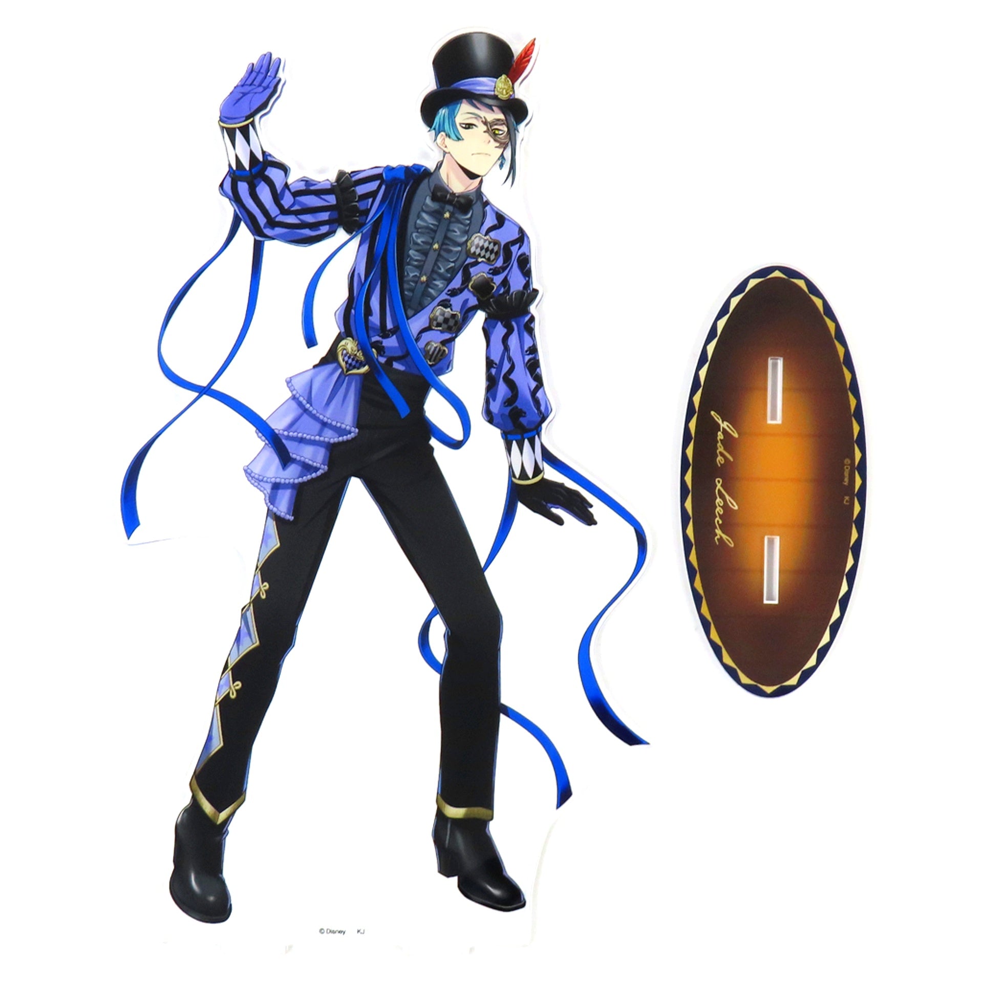 Jade Leech Playful Dress Ver. BIG Acrylic Stand Disney Twisted-Wonderland Animate Girls Festival 2024 Goods [USED]